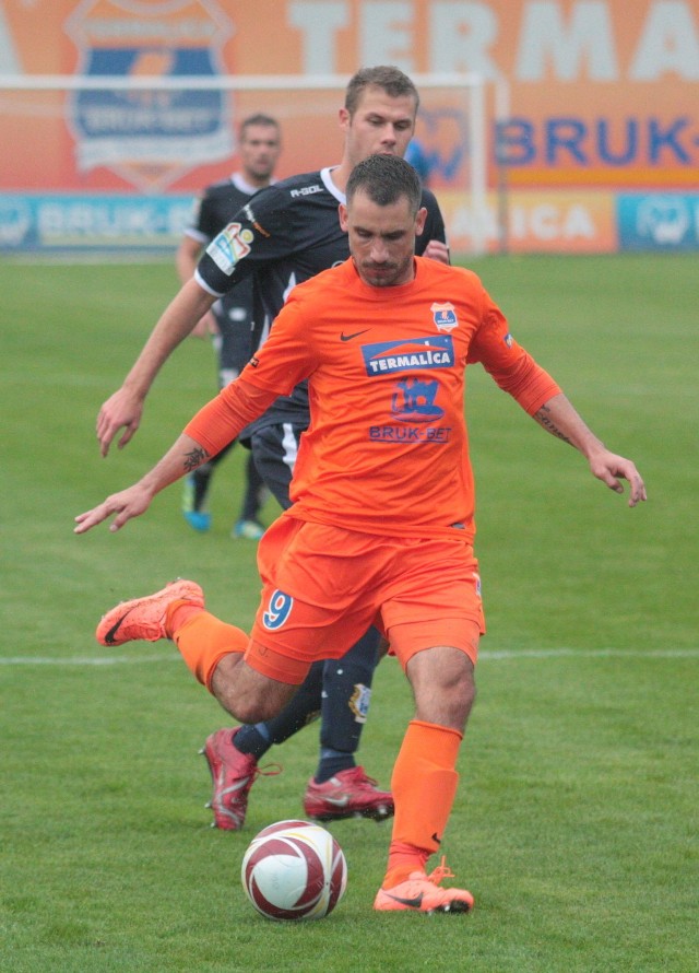 Dariusz Pawlusiński w meczu z Kolejarzem zdobył dwa gole