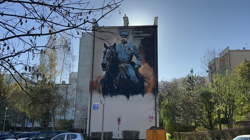 Mural powstał na bloku nr 14 przy ul. Jakubowskiego w Bochni
