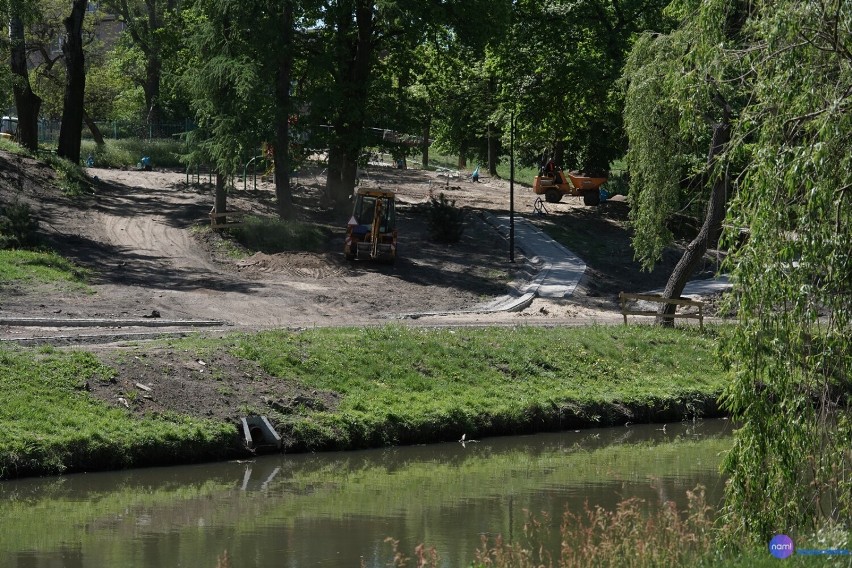 Trwa rewitalizacja Parku Sienkiewicza we Włocławku. Takie prace już zostały wykonane [zdjęcia] 