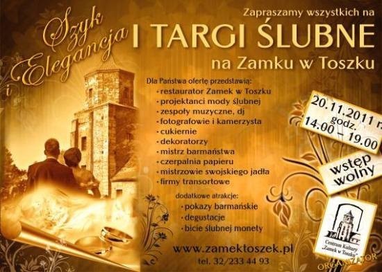 Toszek 
20 listopada od 14 do 19, na Zamku w Toszku odbędą...