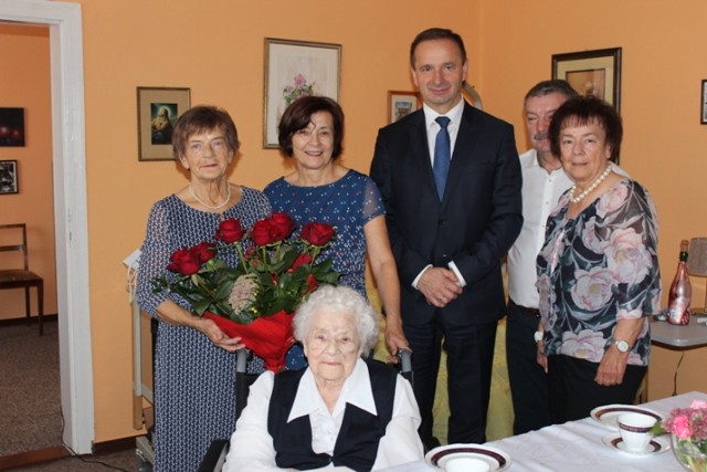 Emilia Sosna, mieszkanka żorskiego Śródmieścia, świętowała swoje 100. urodziny