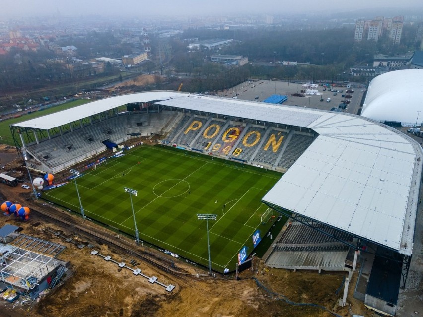 Stadion Pogoni Szczecin - stan 19 grudnia 2020.
