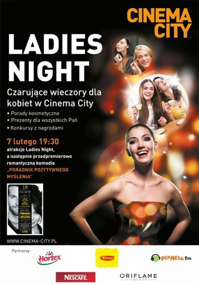 Już 7 lutego w Cinema City lutowa odsłona Ladies Night. W ...