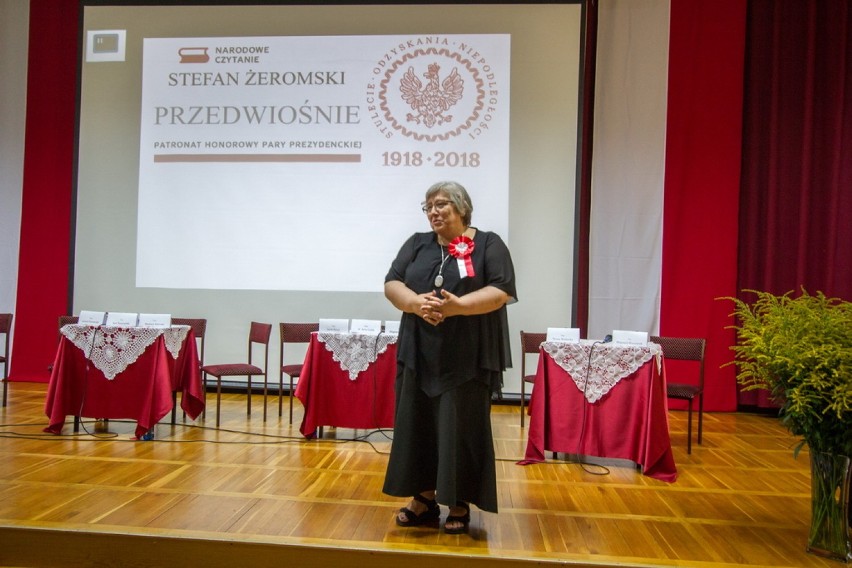 Narodowe Czytanie "Przedwiośnia" w Zespole Szkół nr 1 im....