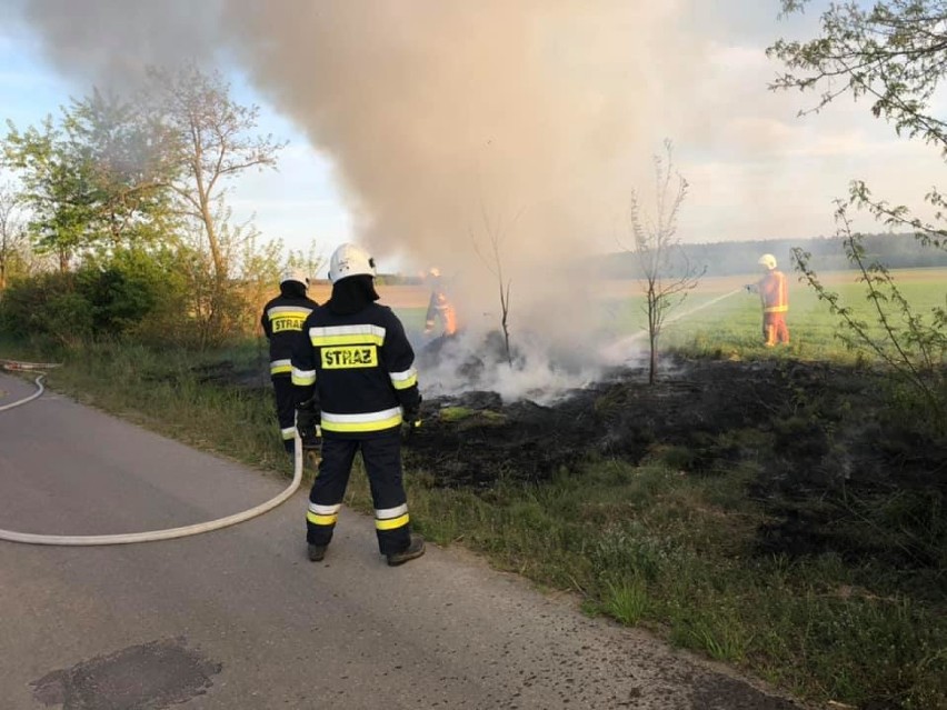 Sobotnie pożary w powiecie śremskim