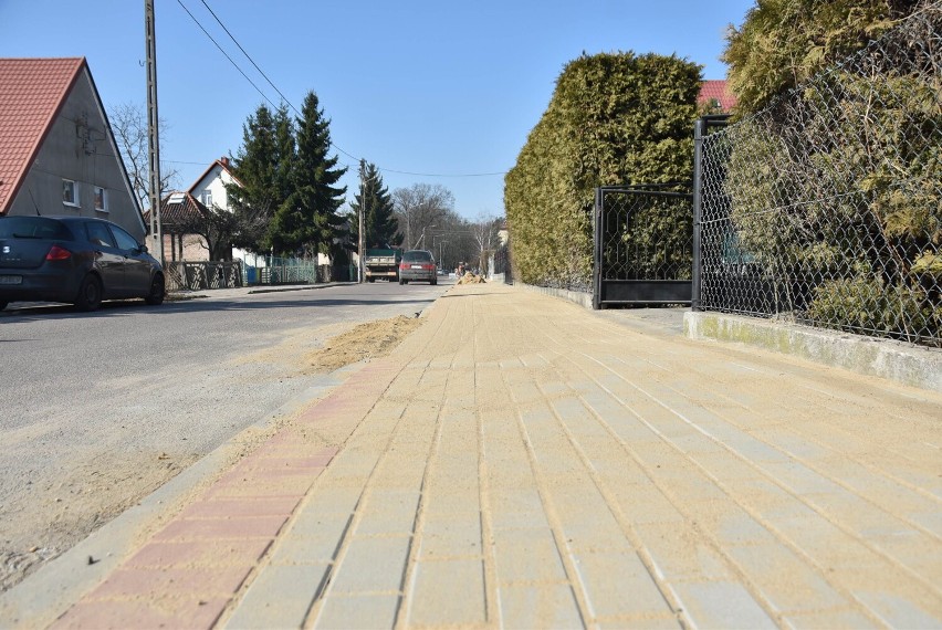 Ulica Wołyńska - remont chodników