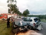 BIAŁOŚLIWIE - Trzy rozbite samochody i pięciu rannych