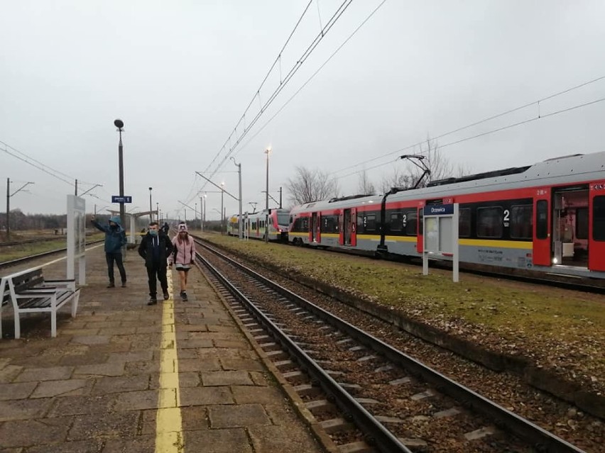 Pierwsze pociągi ŁKA pojechały z Drzewicy do Tomaszowa i Łodzi ZDJĘCIA