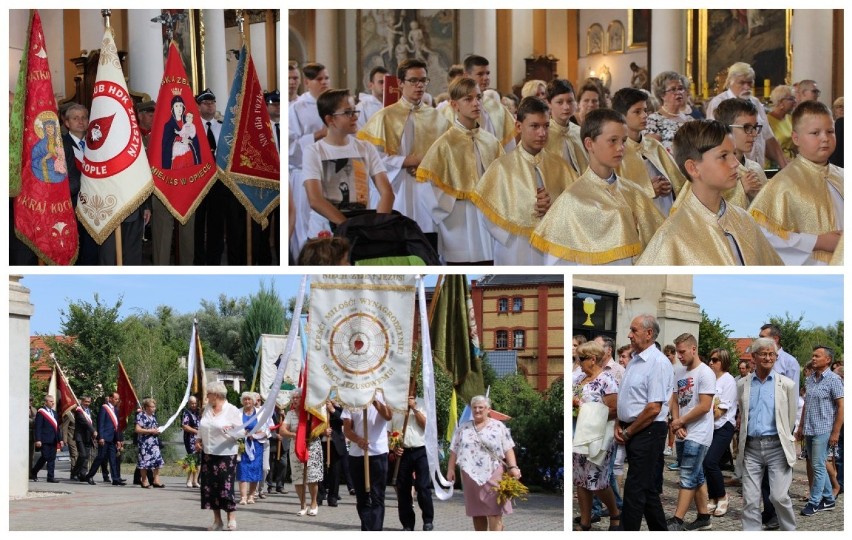 Msza św. odpustowa, z procesją dookoła kościoła. Zbąszyń - 15 sierpnia 2019