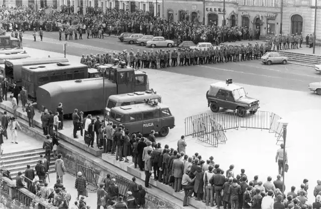 Demonstracja NSZZ "Solidarność" w dniu 3 maja 1982