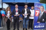 Radomsko: Zarzuty za atak na wolontariuszy i stoisko wyborcze posła PiS Dariusza Kubiaka
