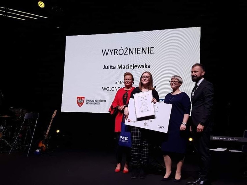 Julita Maciejewska z III LO wśród najlepszych wielkopolskich wolontariuszy