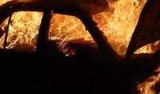 Na os. Leśnym w Bydgoszczy spalił się samochód