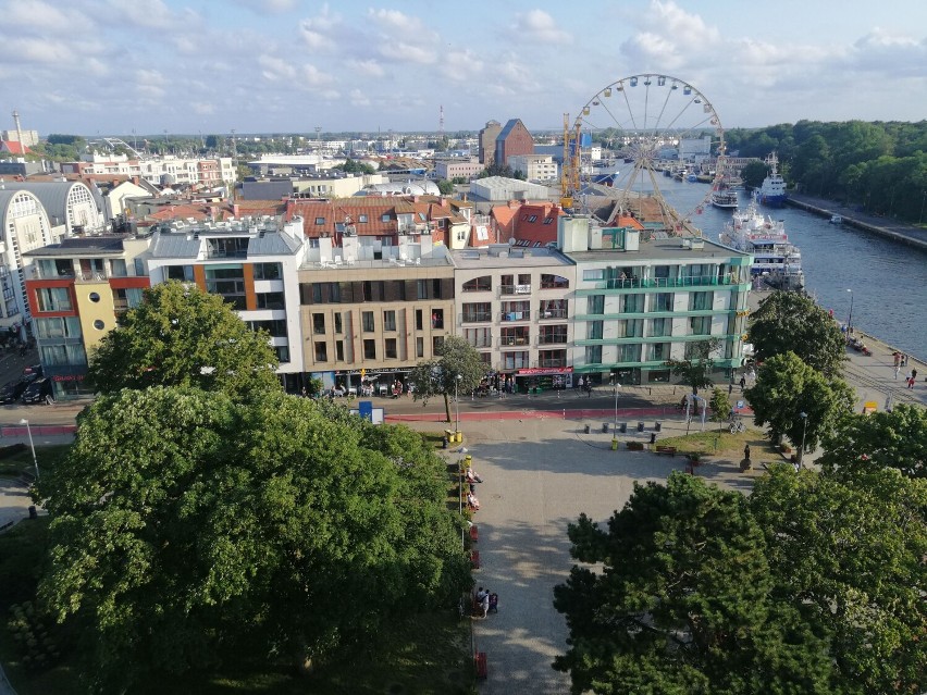 Fantastyczne widoki z latarni morskiej w Kołobrzegu. Najpierw wspinaczka, potem nagroda!