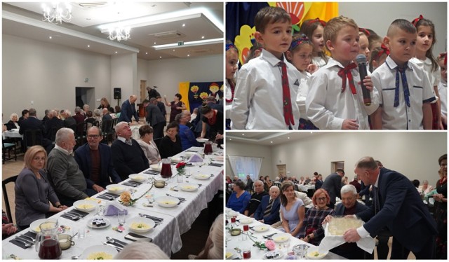 Na uroczyste spotkanie z okazji Dnia Seniora przyszło kilkudziesięciu mieszkańców Stróżówki