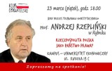 Andrzej Rzepliński dziś w Rybniku na kampusie