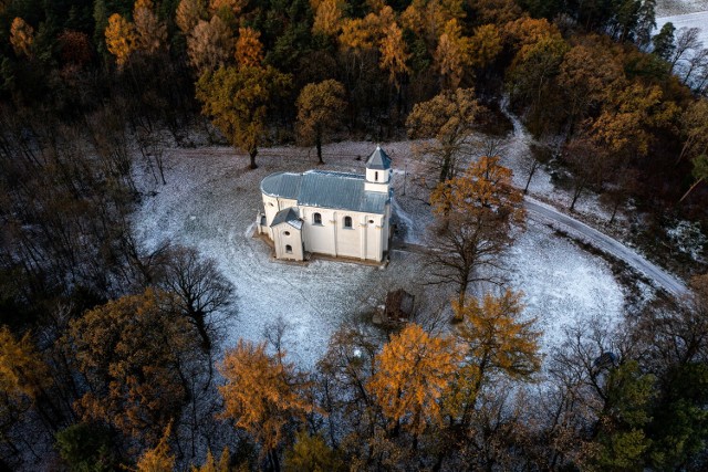 "Leśny kościół" w Kosienicach.
