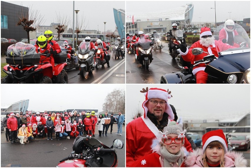 Tak było na paradzie MotoMikołaje pod Halą Mistrzów we...