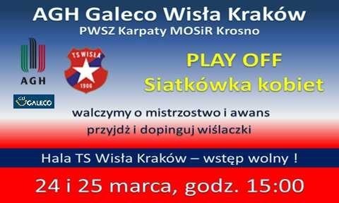 Siatkarki AGH Galeco Wisła Kraków zapraszają na mecz