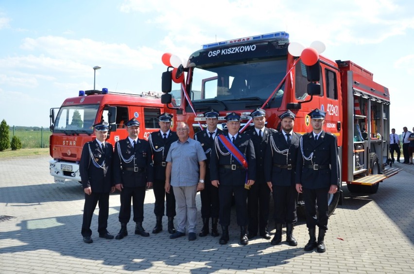 OSP Kiszkowo otrzymała ciężki samochód ratowniczo-gaśniczy "Tadek"