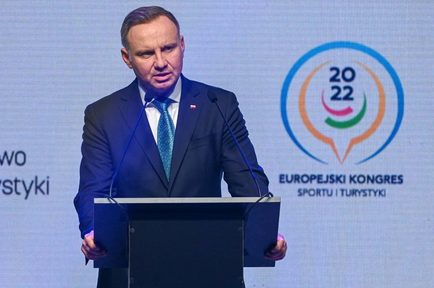 Zakopane. Prezydent RP na Kongresie Sportu o wojnie na Ukrainie i podejściu świata sportu do Rosjan