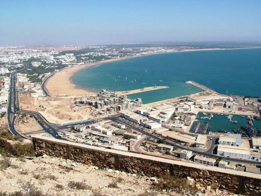 Agadir to miasto w południowym Maroku, port nad Oceanem...