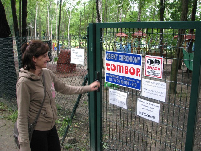 Małgorzata Cierpikowska we wtorek także nie mogła skorzystać z parku rekreacji na Księżej Górze