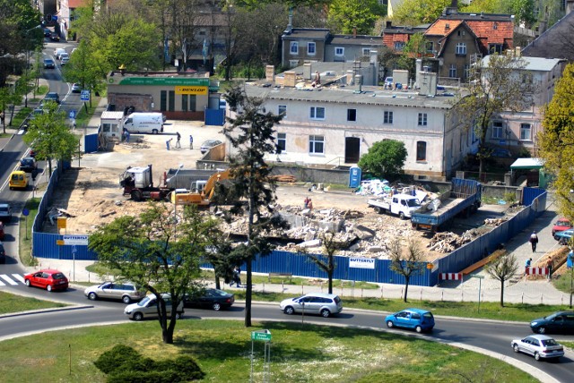 2007 rok.
Widok z urzędu miasta