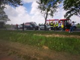 Zderzenie czterech samochodów na trasie Grodzisk - Granowo