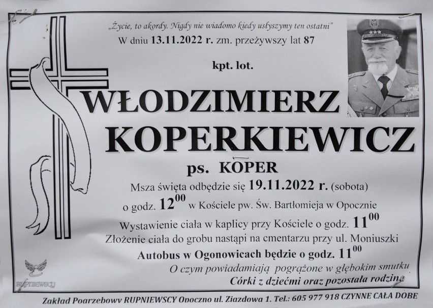 Zmarł Włodzimierz Koperkiewicz, znany i ceniony opoczyński regionalista