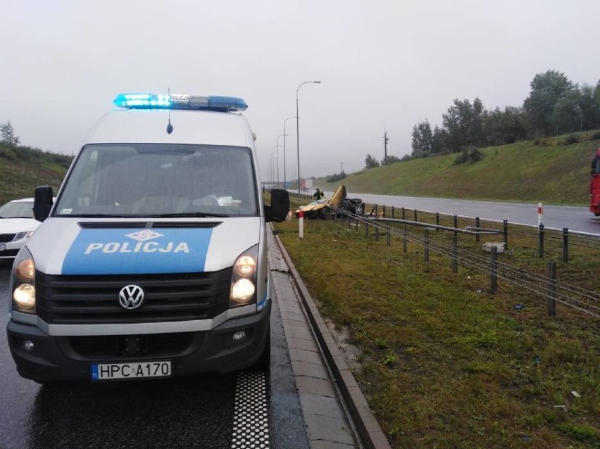 Wypadek lamborghini w powiecie toruńskim