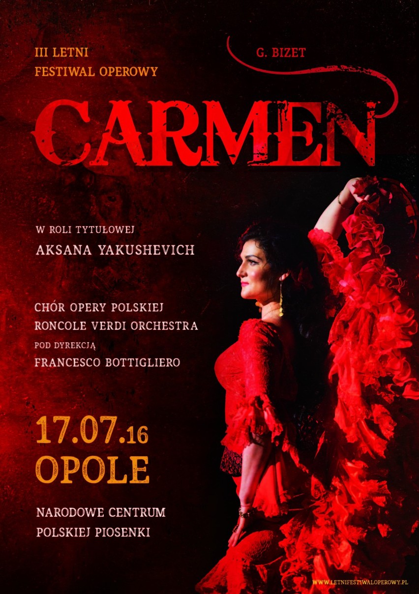 "Carmen" zobaczymy w Opolu w ramach III Letniego Festiwalu...
