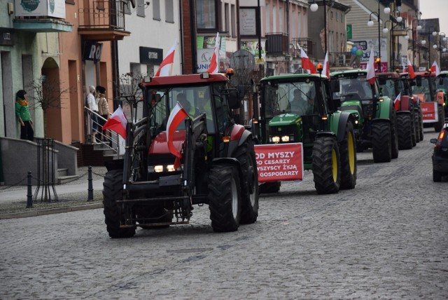 Strajk rolników w Augustowie