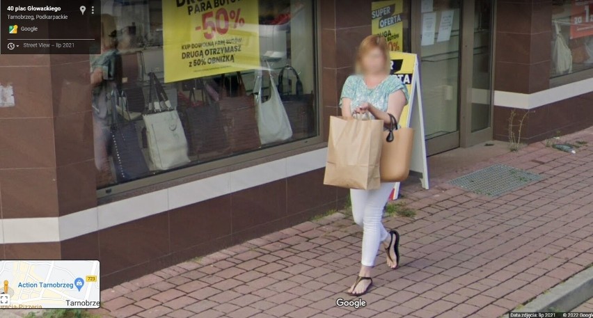 Google Street View w 2021 roku na ulicach Tarnobrzega