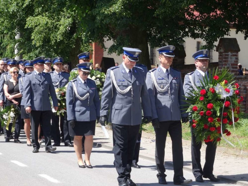 Wyrzysk: policjanci pożegnali kolegę