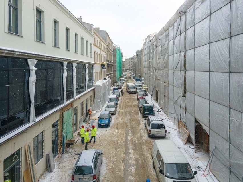 Nowe oblicza kamienic przy ul. Włókienniczej. Nowe fronty domów mogą zaskakiwać