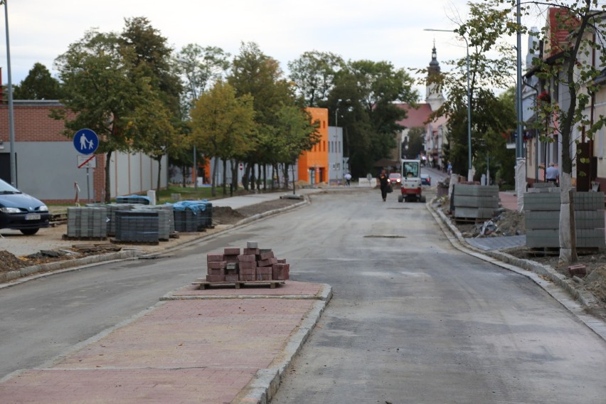 Prace remontowe na ulicy Lipowej w Wolsztynie powoli dobiegają końca. 