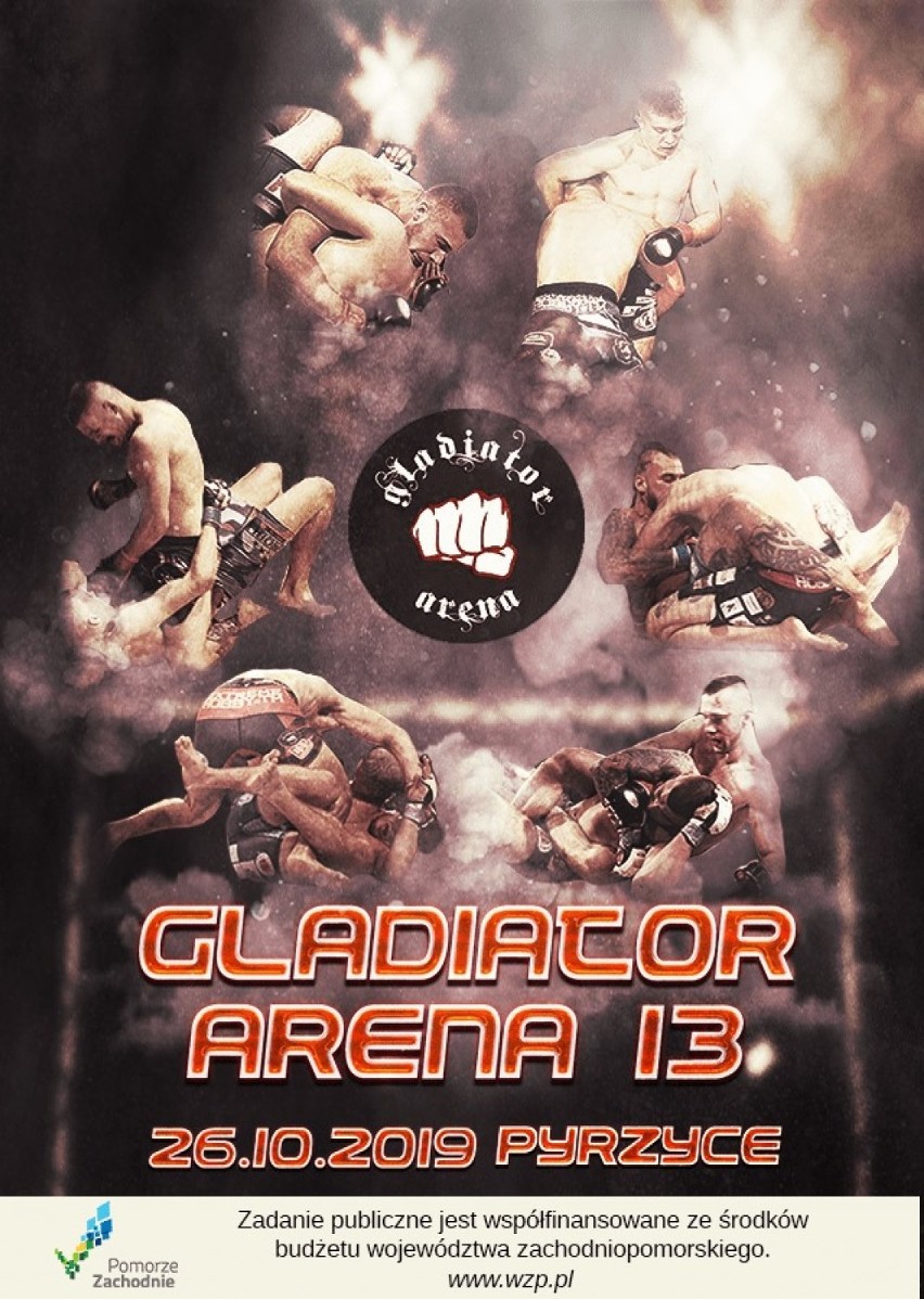 Gala MMA Gladiator Arena 13 w Pyrzycach. Garść informacji 