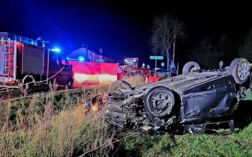 Śmiertelny wypadek w Wygodzie koło Tomaszowa Maz. Młoda kobieta wymusiła pierwszeństwo i zginęła na miejscu