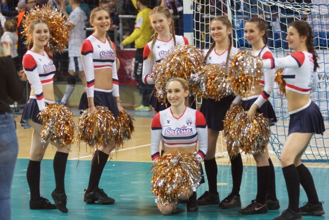 Calisia Cheerleaders podczas meczu Energa MKS Kalisz - Wybrzeże Gdańsk
