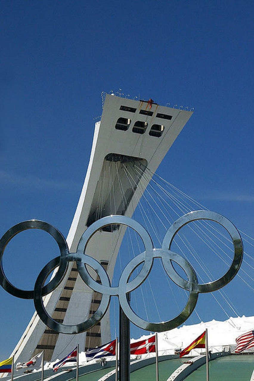 Stadion olimpijski w Montrealu...