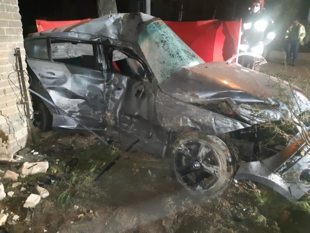 Tragiczny wypadek BMW w miejscowości Januszkowice pod Wrocławiem