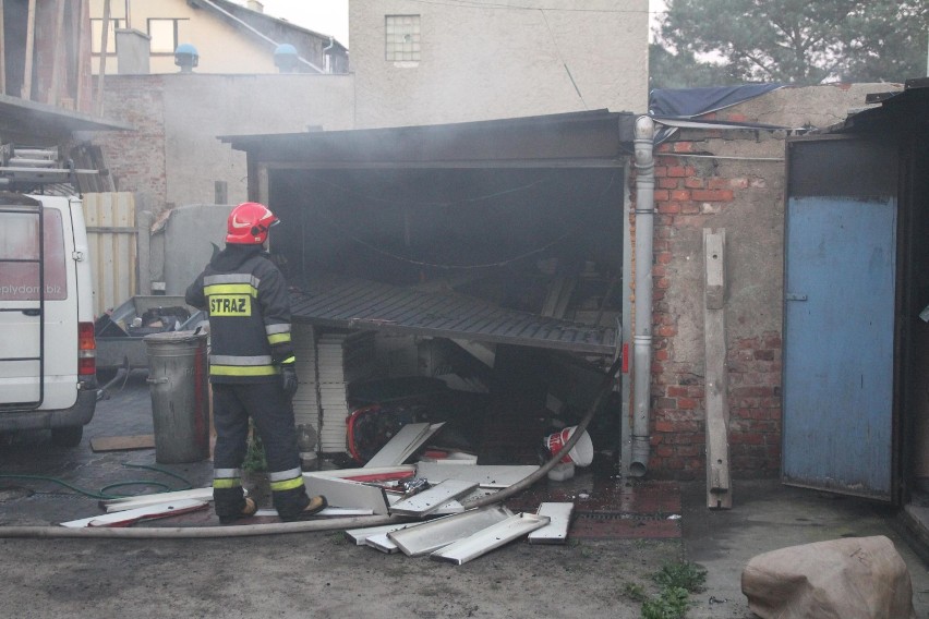 Strażacy szybko ugasili pożar