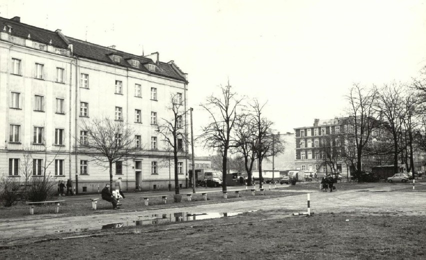 Opole w latach 90. Ulica 1 Maja - 1990 rok.