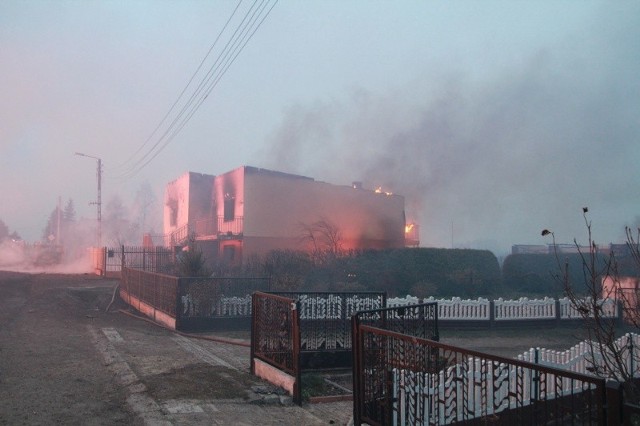 Zdjęcia strażaków z miejsca tragedii