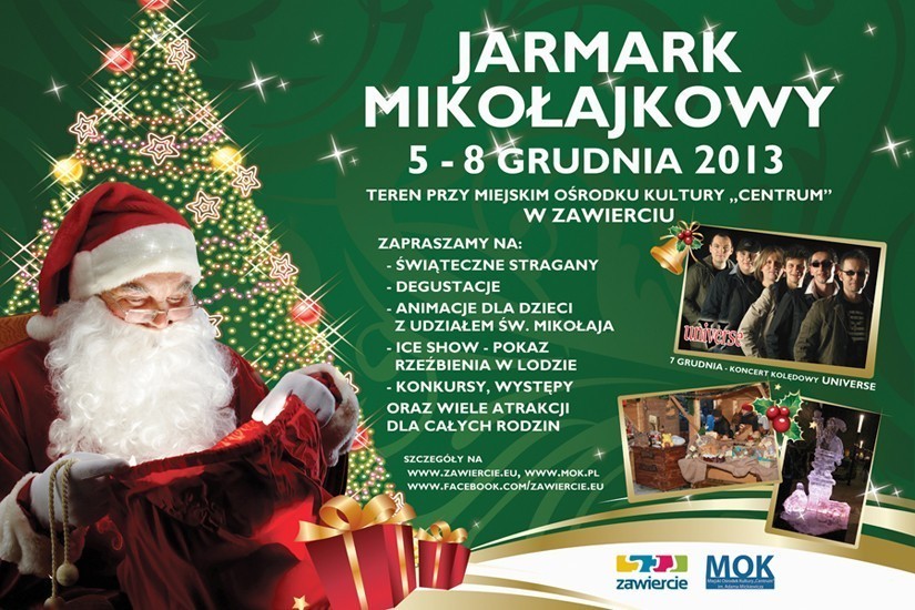 Od 5 do 8 grudnia w Zawierciu będzie się odbywał Jarmark...