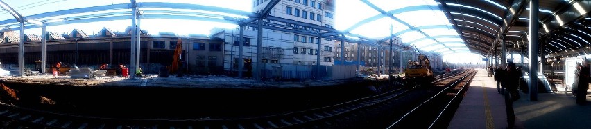 Modernizacja peronu 4 w Katowicach