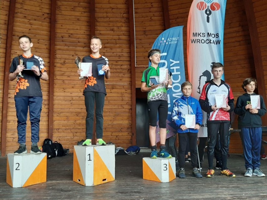 I miejsce w klasyfikacji medalowej HKS Azymut Mochy na Międzywojewódzkich Mistrzostwach Młodzików w biegu na orientację