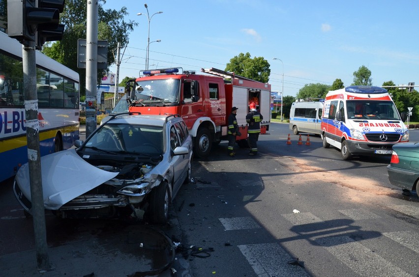 Wypadek na skrzyżowaniu Kwidzyńskiej, Toruńskiej i...
