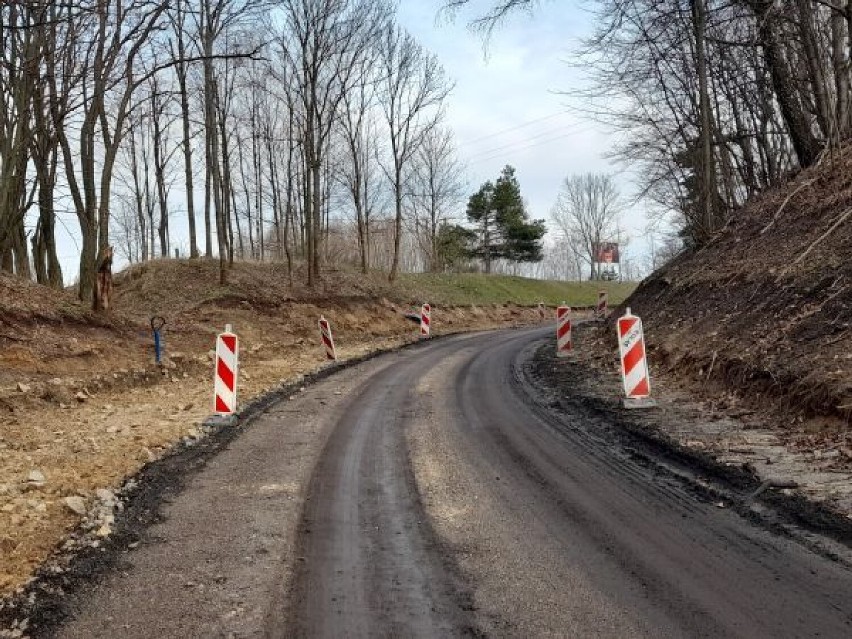 Trwa przebudowa drogi wojewódzkiej 486 w Działoszynie